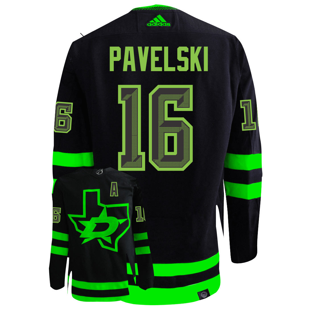 Joe Pavelski Dallas Stars Adidas Primegreen Authentic NHL Hockey Jersey - vstockx