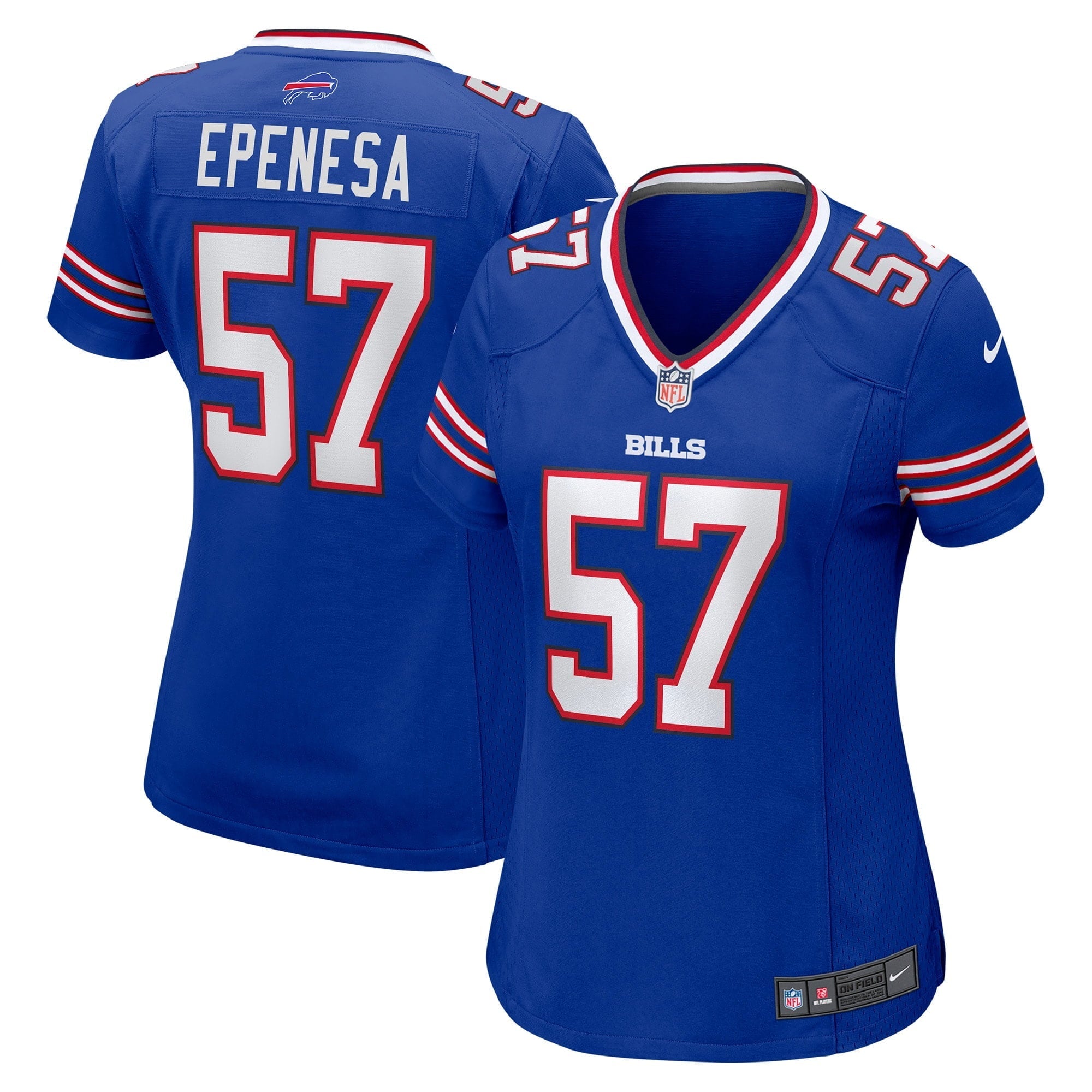 Women's Nike A.J. Epenesa Royal Buffalo Bills Game Jersey - vstockx