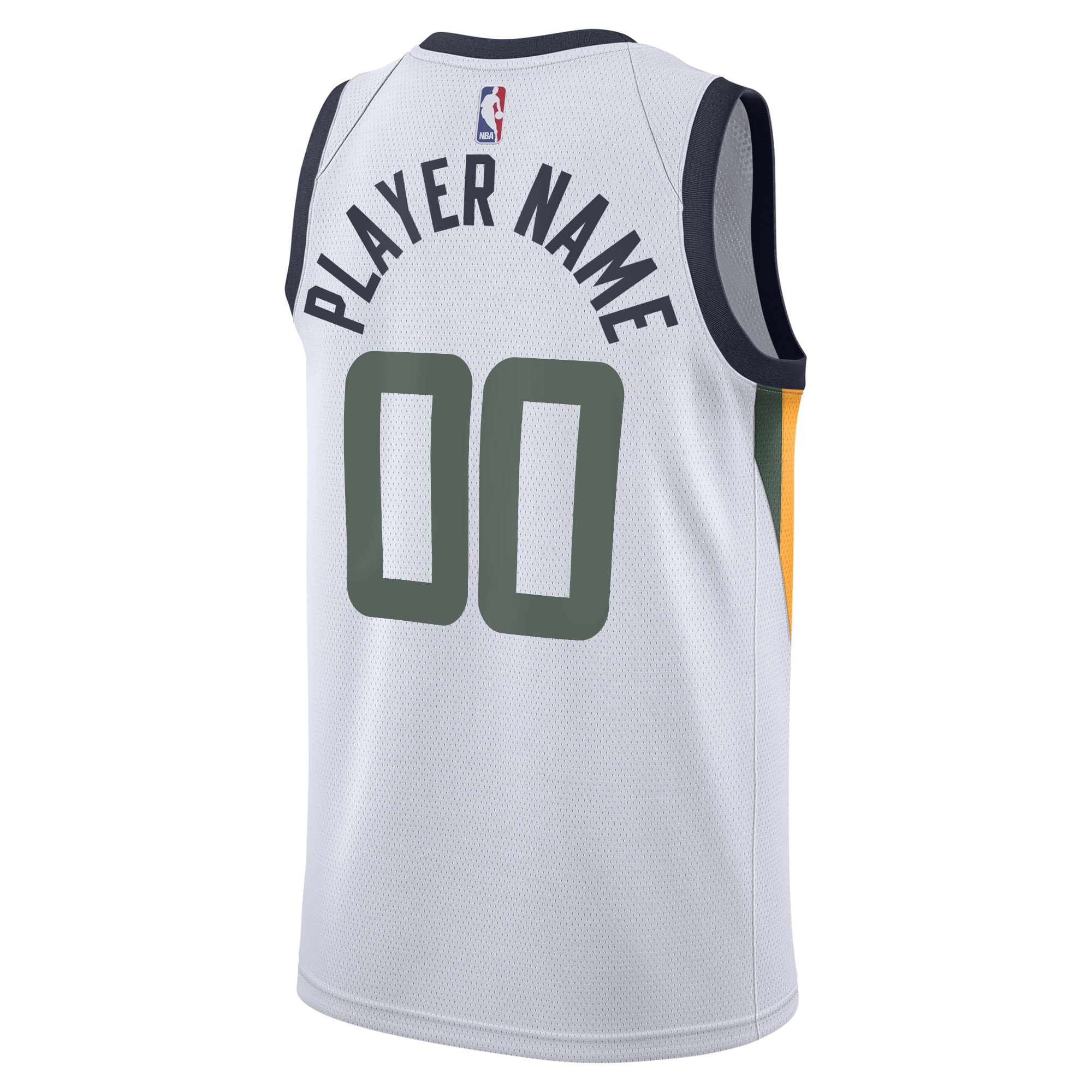 Utah Jazz Nike 2020/21 Swingman Custom Jersey - Association Edition - White - vstockx