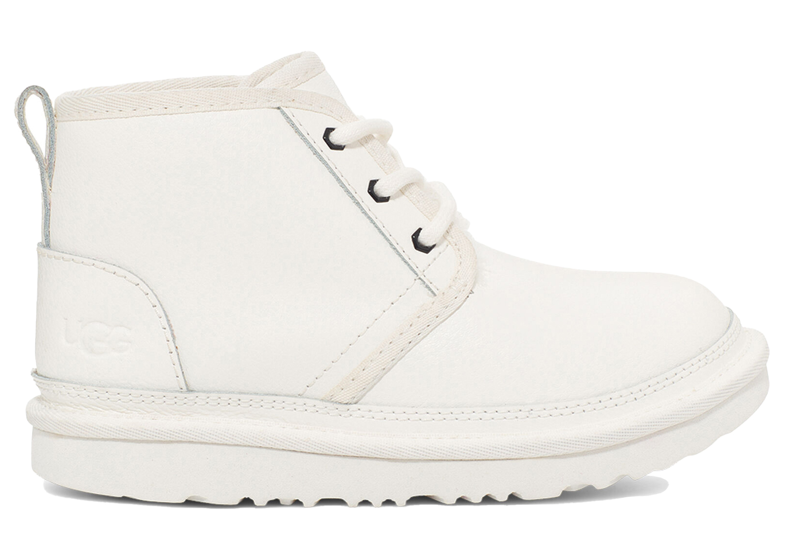 UGG Neumel II Leather Boot White Leather (Kids) - vstockx