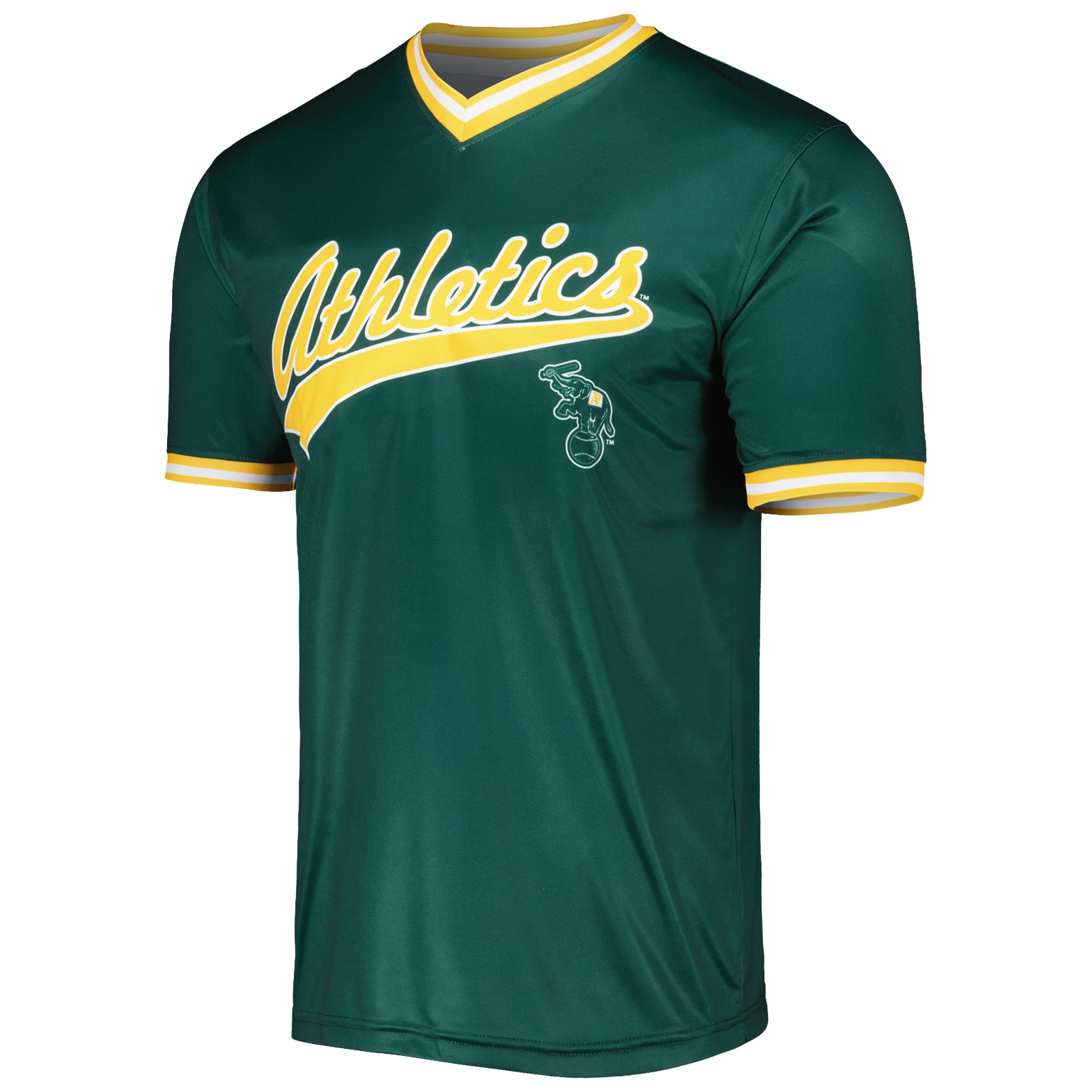Oakland Athletics Stitches Cooperstown Collection Team Jersey - Green - vstockx