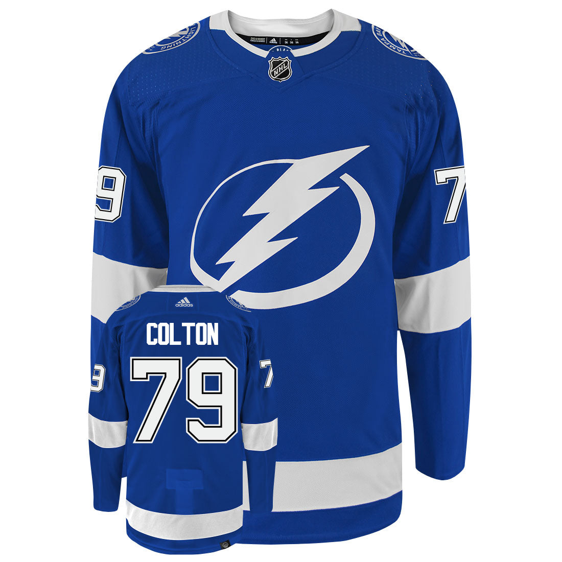 Ross Colton Tampa Bay Lightning Adidas Primegreen Authentic NHL Hockey Jersey - vstockx