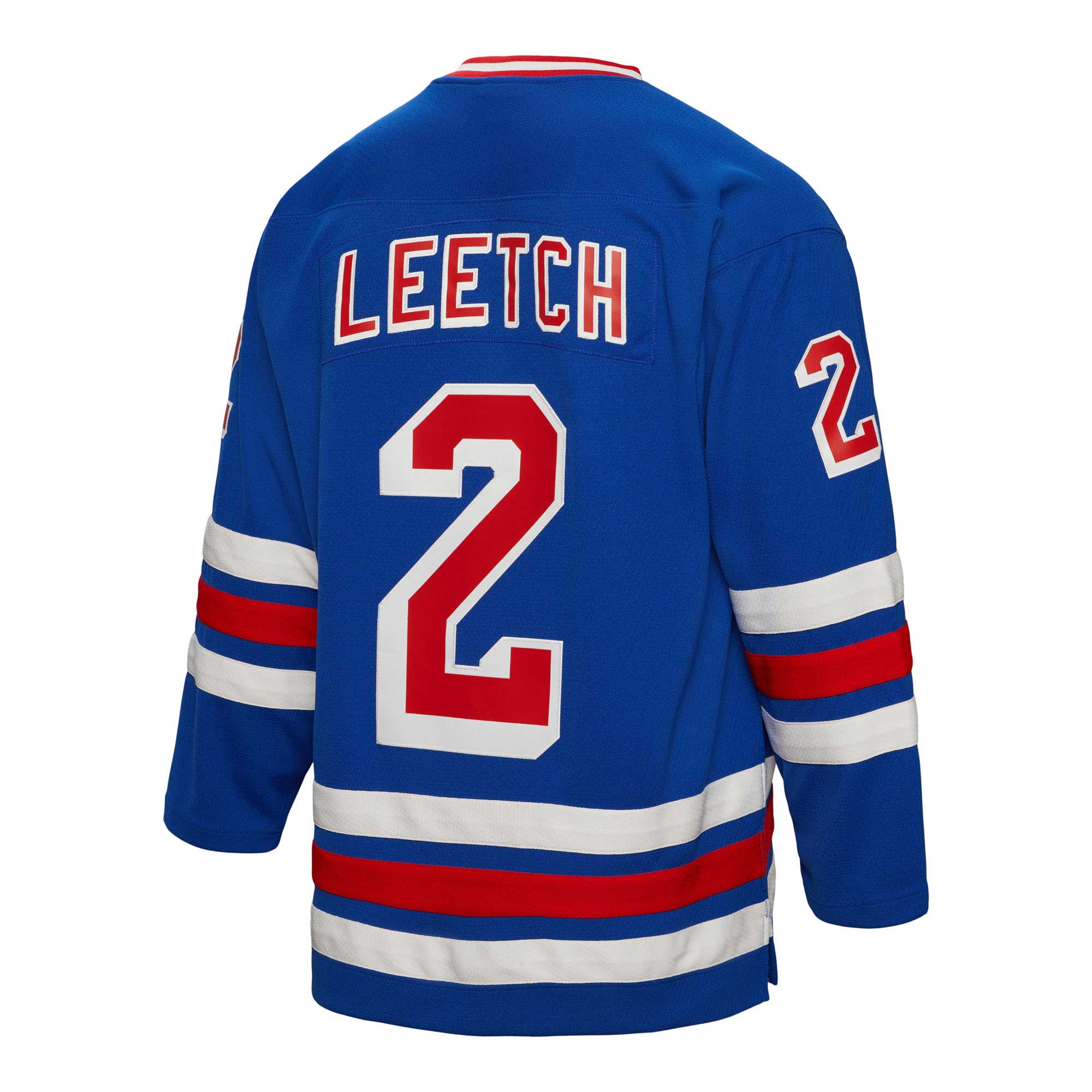 Brian Leetch New York Rangers Mitchell & Ness 1993/94 Alternate Captain Patch Blue Line Player Jersey - Blue - vstockx