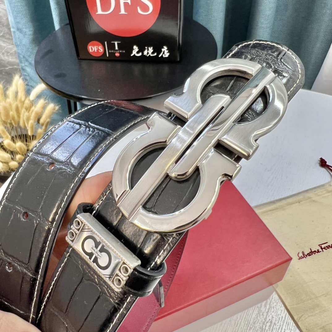 Streetwear Belt Ferragamo 319572 size:3.5cm - vstockx