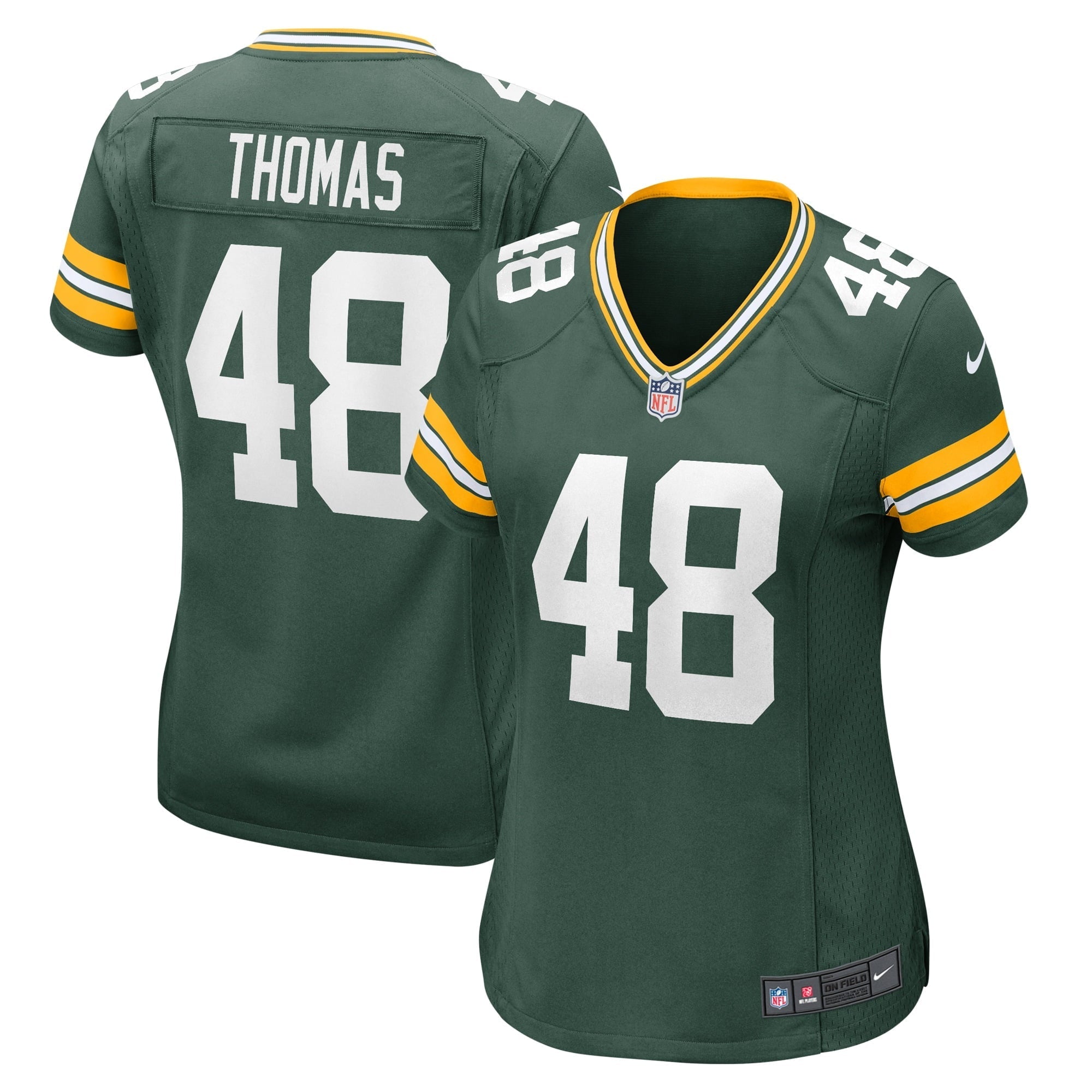 Women's Nike DQ Thomas Green Green Bay Packers Home Game Player Jersey - vstockx