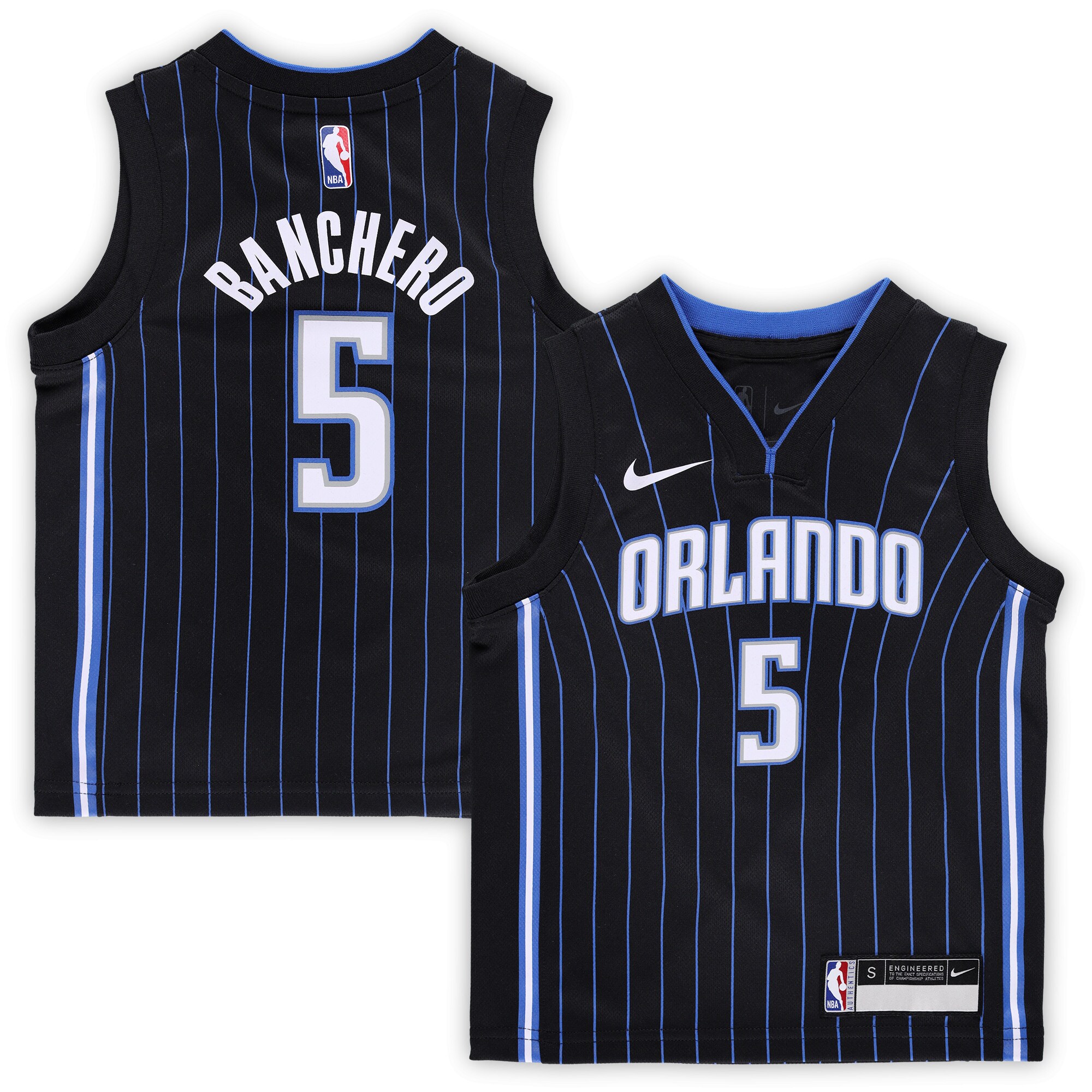 Paolo Banchero Orlando Magic Nike Preschool Swingman Player Jersey - Icon Edition - Black - vstockx