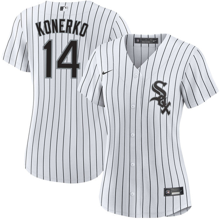 Women's Paul Konerko Chicago White Sox White Home Premium Stitch Replica Jersey - vstockx