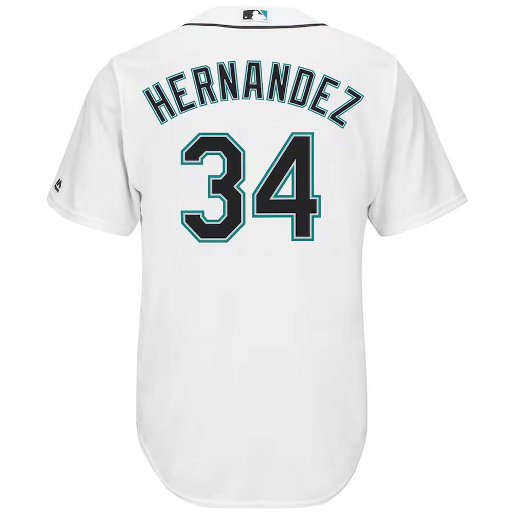 Men's Seattle Mariners Felix Hernandez Replica Home Jersey - White - vstockx