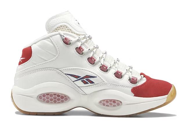 Reebok Question Mid Vintage Red Toe - vstockx