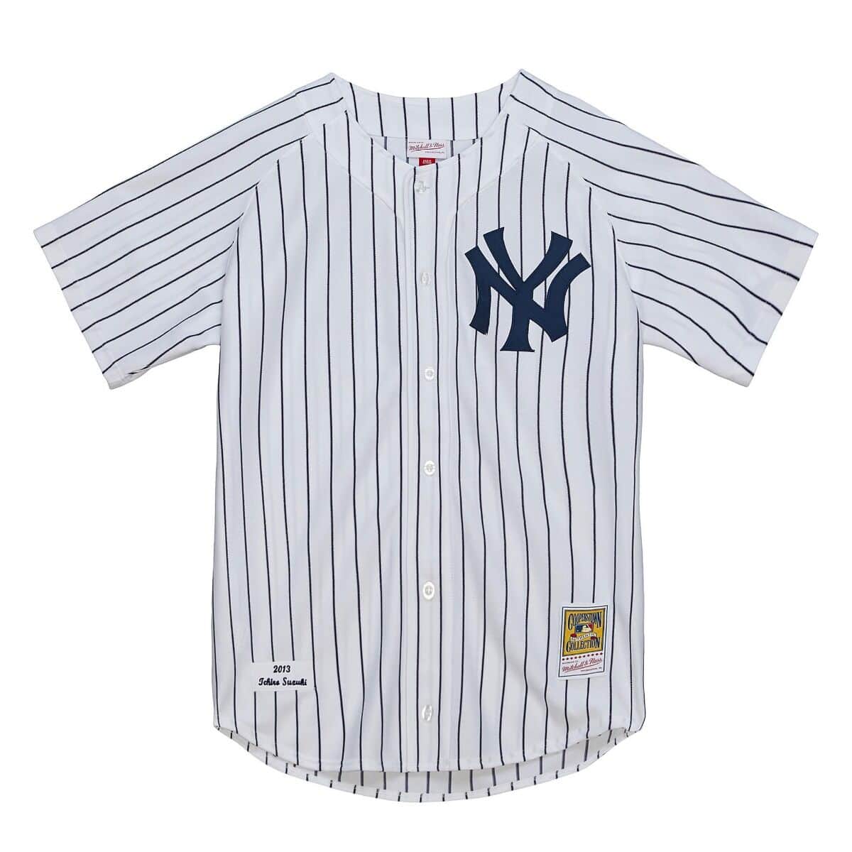 Authentic Ichiro Suzuki New York Yankees Home 2013 Jersey - vstockx