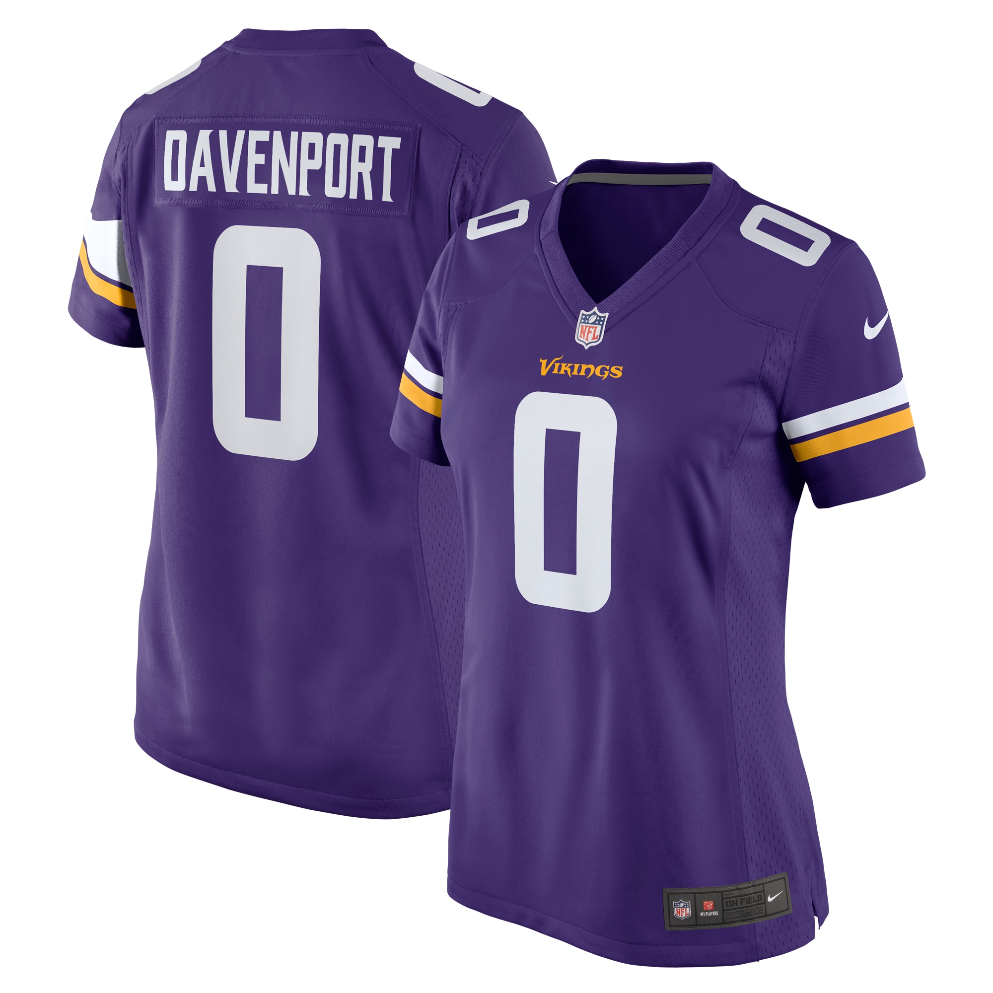 Marcus Davenport Minnesota Vikings Nike Women's Team Game Jersey - Purple - vstockx