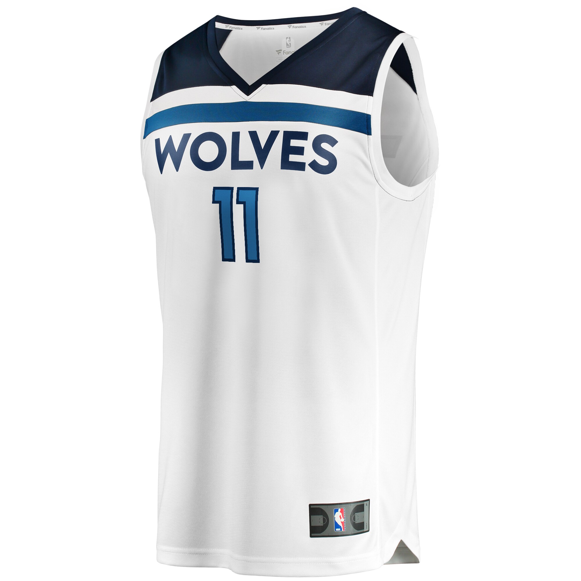 Naz Reid Minnesota Timberwolves Fanatics Branded Fast Break Replica Player Jersey White - Association Edition - vstockx