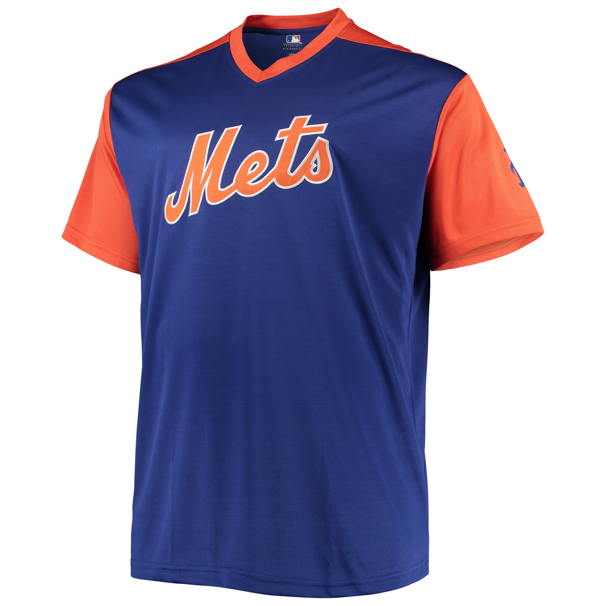 Mike Piazza New York Mets Cooperstown Collection Replica Player Jersey - Royal/Orange - vstockx