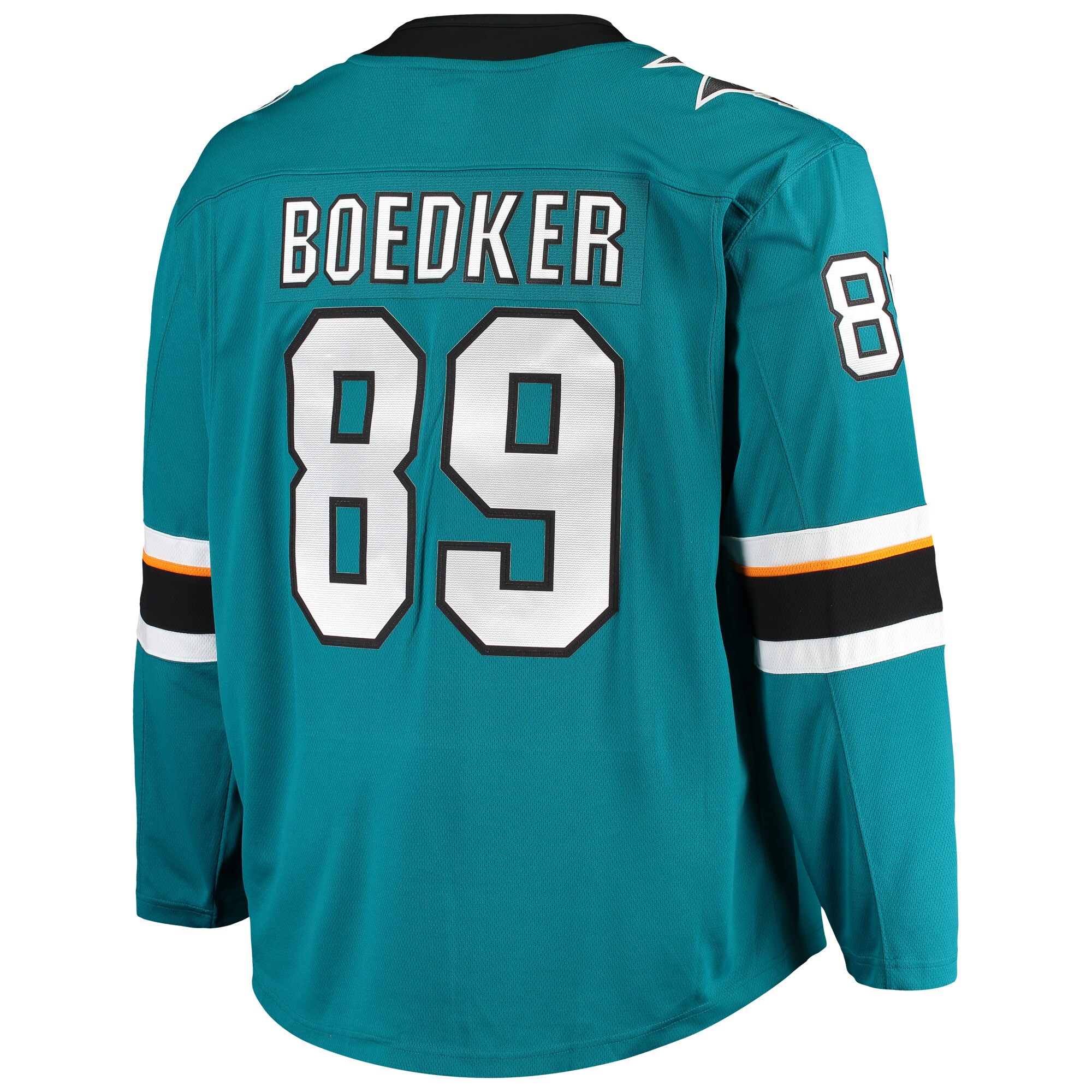 Mikkel Boedker San Jose Sharks Fanatics Branded Breakaway Home Player Jersey - Teal - vstockx
