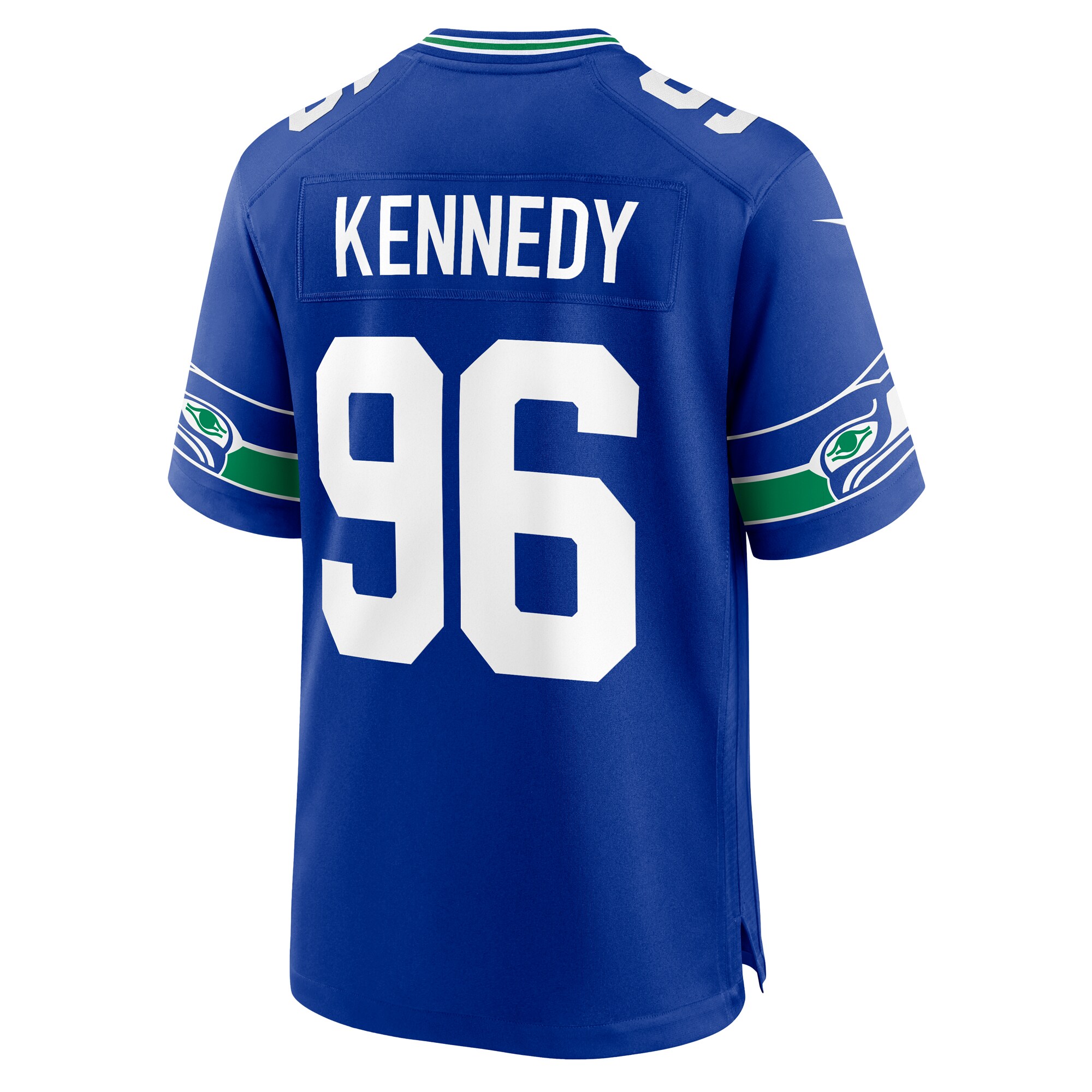 Cortez Kennedy Seattle Seahawks Nike Throwback Retired Player Game Jersey - Royal - vstockx