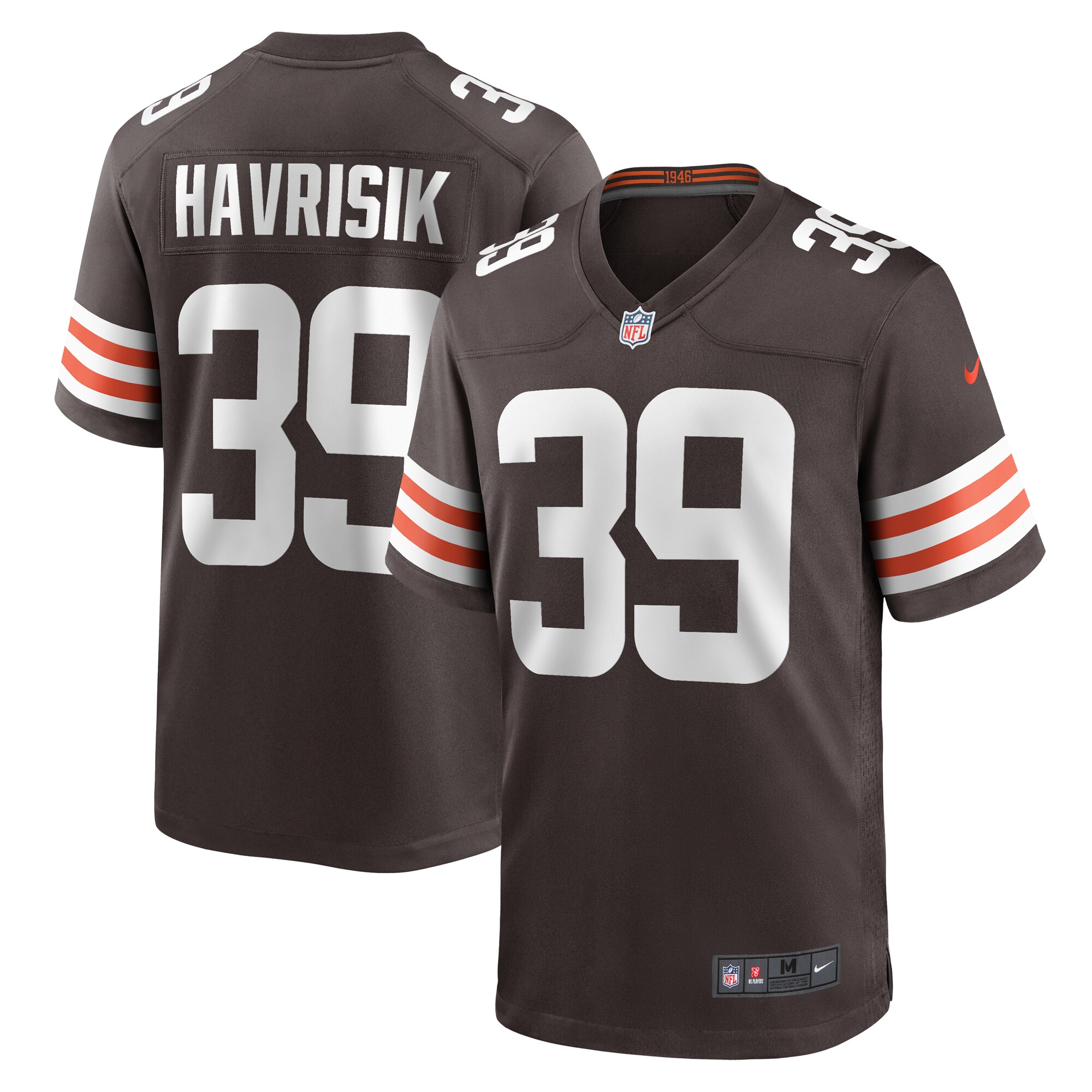 Lucas Havrisik Cleveland Browns Nike Team Game Jersey - Brown - vstockx