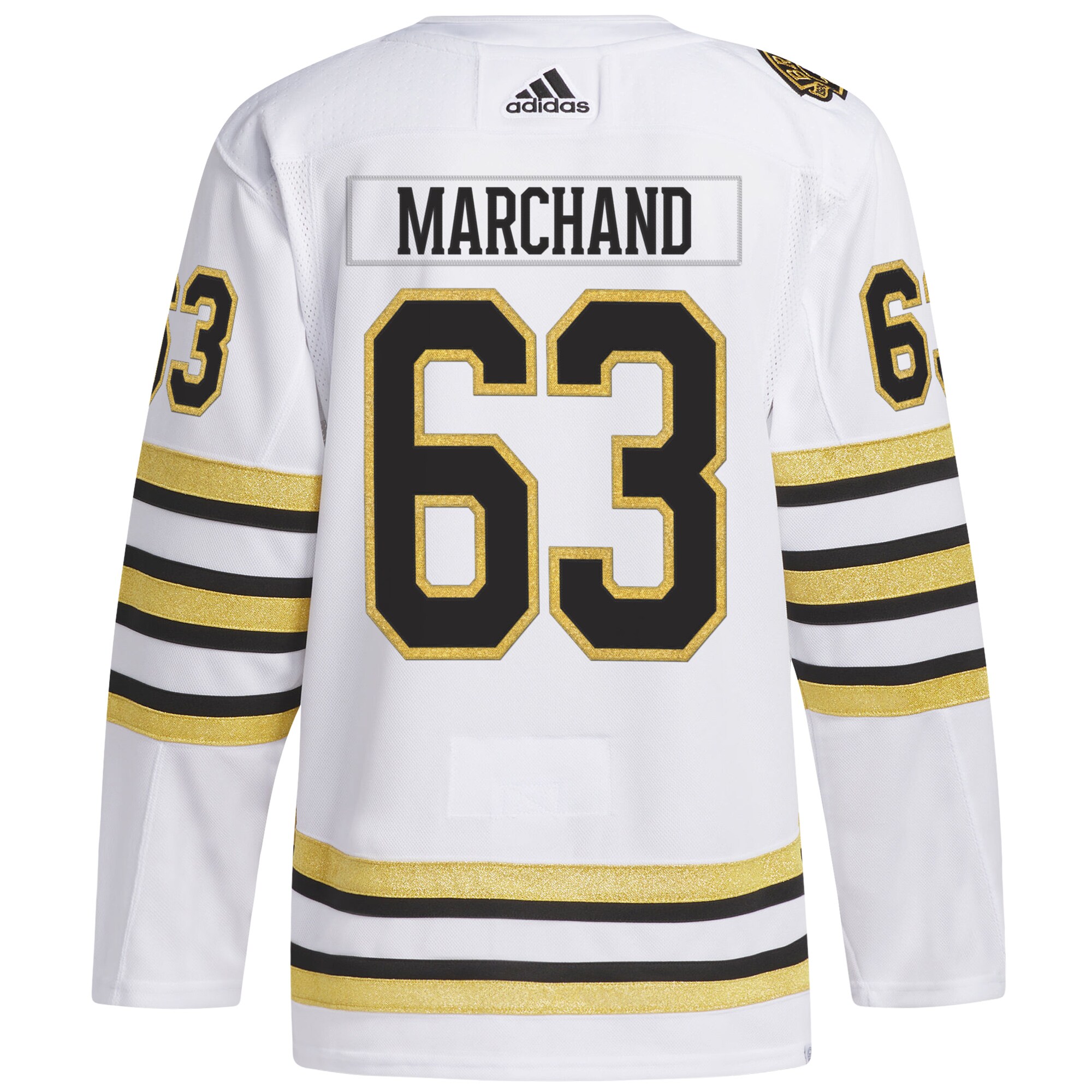 Brad Marchand Boston Bruins adidas Primegreen Authentic Pro Player Jersey - White - vstockx