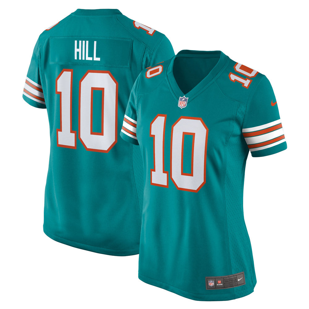 Women's Miami Dolphins Tyreek Hill Alternate Game Jersey Aqua - vstockx