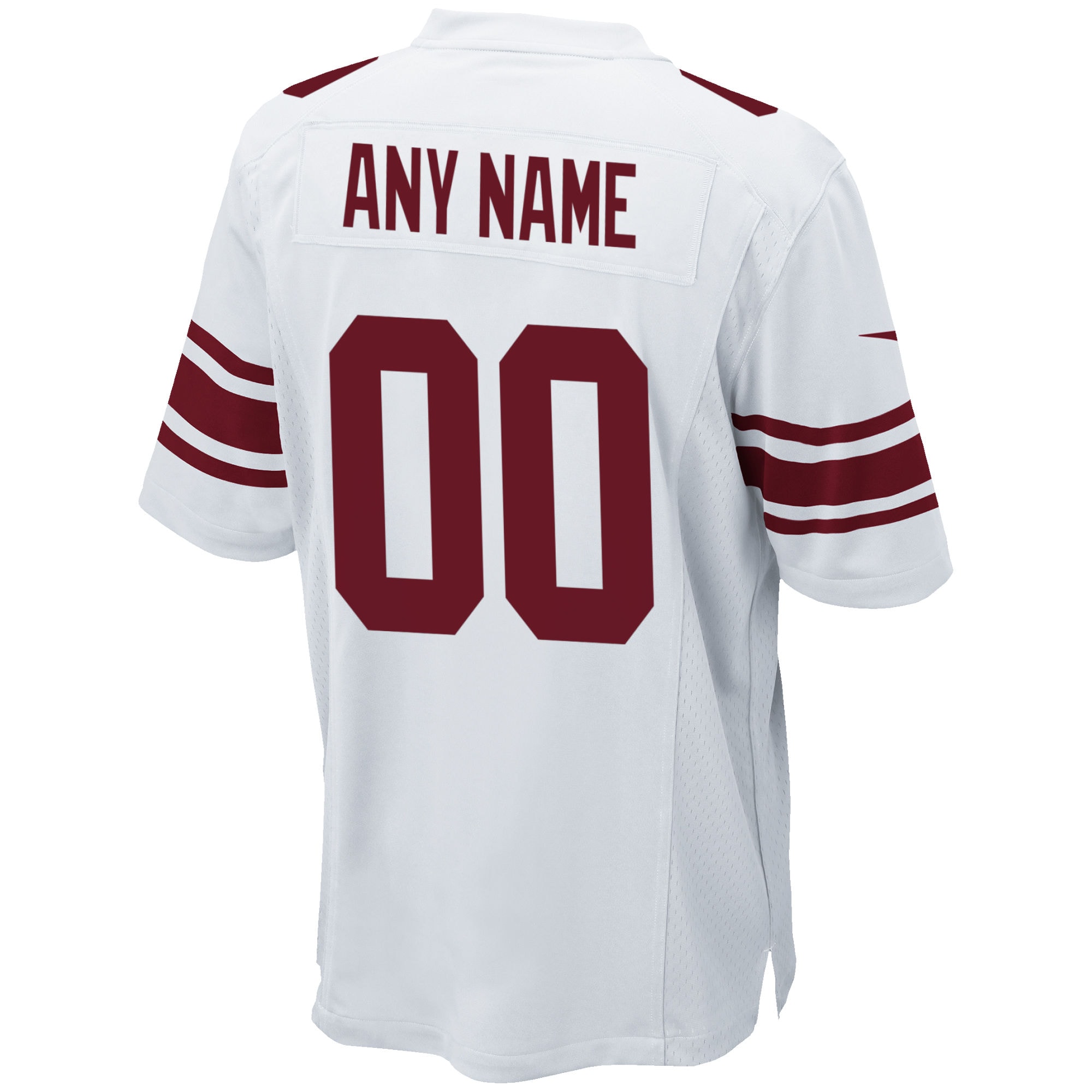New York Giants Nike Custom Game Jersey - White - vstockx