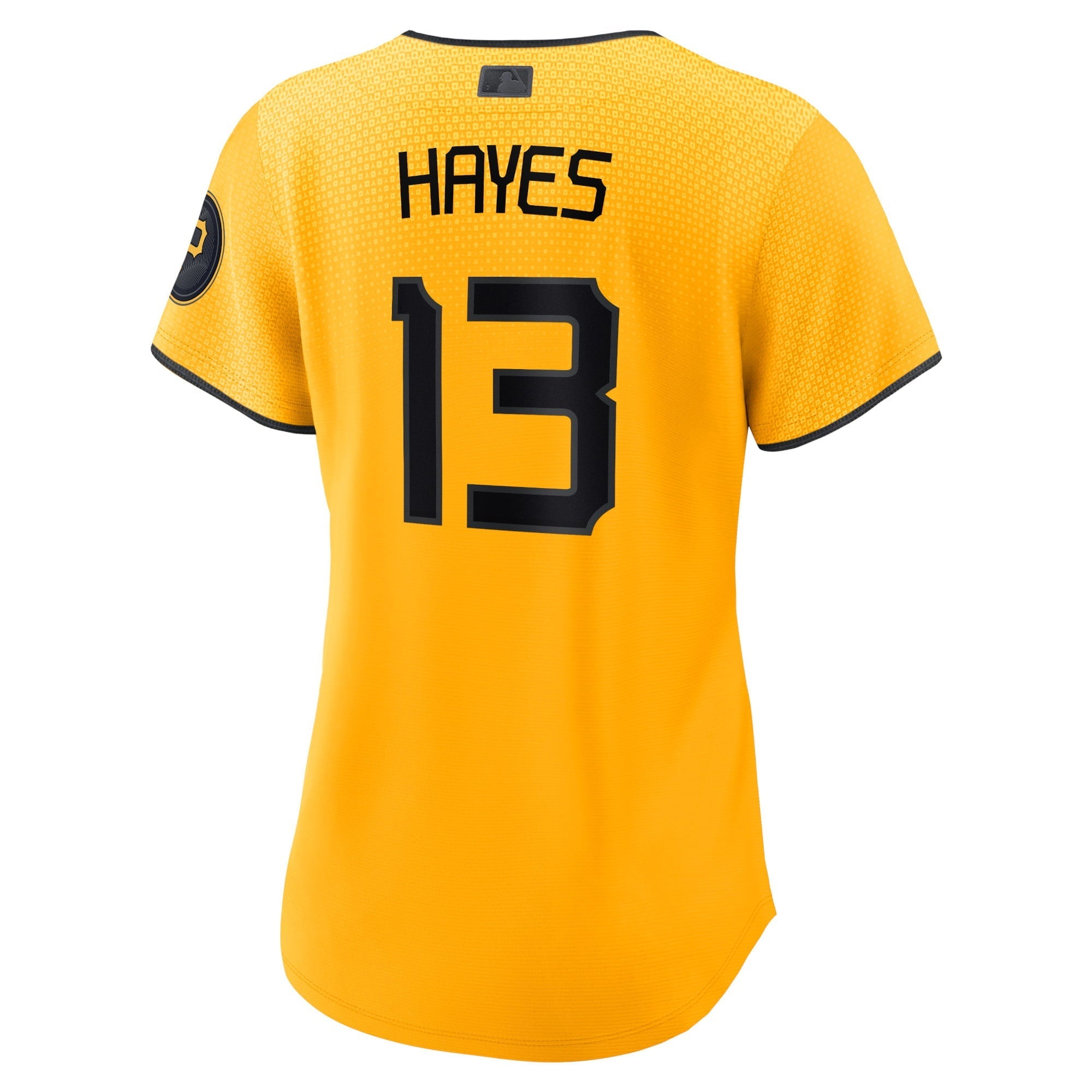 Women's Nike Ke'Bryan Hayes Gold Pittsburgh Pirates 2023 City Connect Replica Player Jersey - vstockx