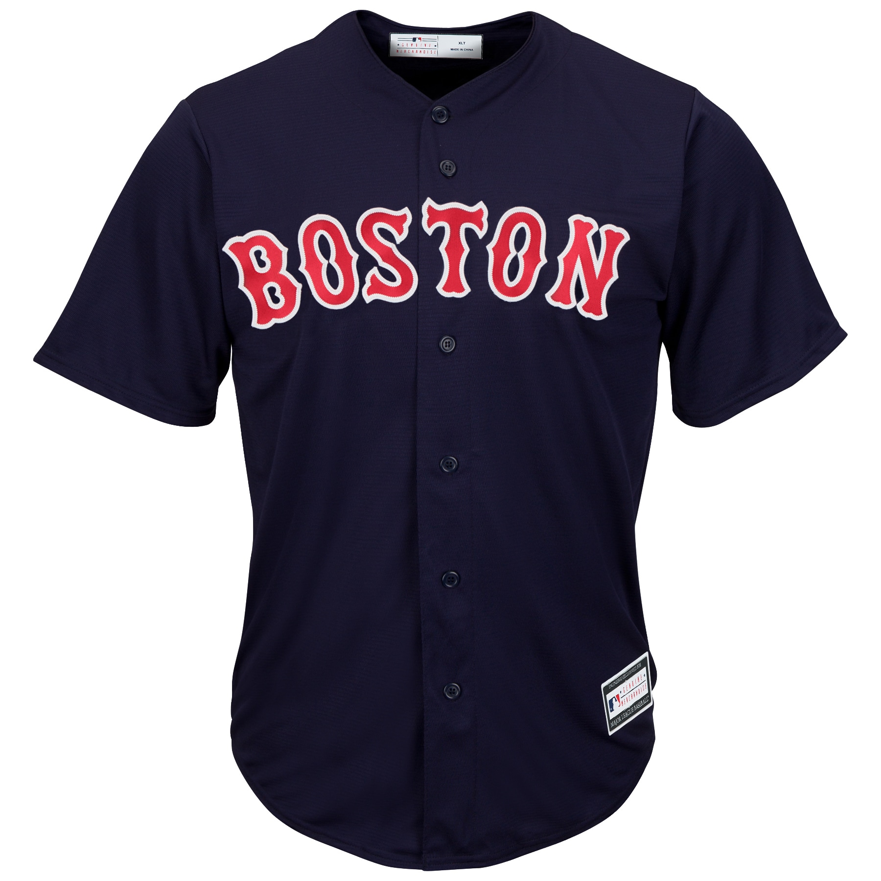 Boston Red Sox Big & Tall Replica Team Jersey - Navy - vstockx