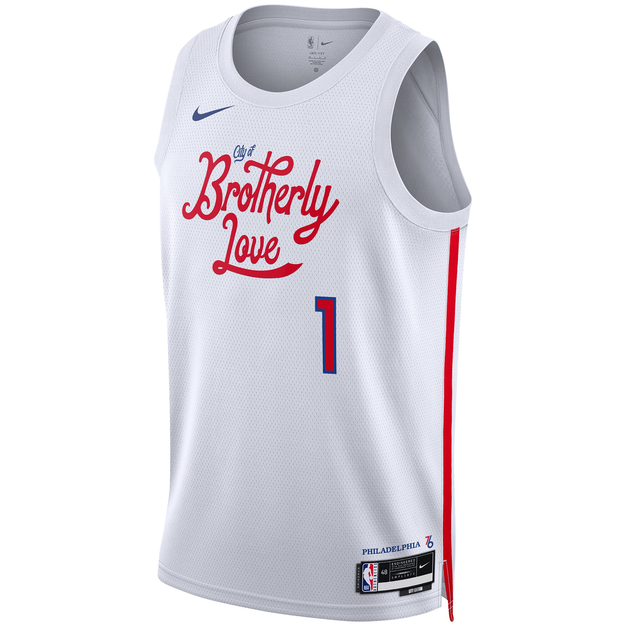 James Harden Philadelphia 76ers Nike Unisex 2022/23 Swingman Jersey - City Edition - White - vstockx