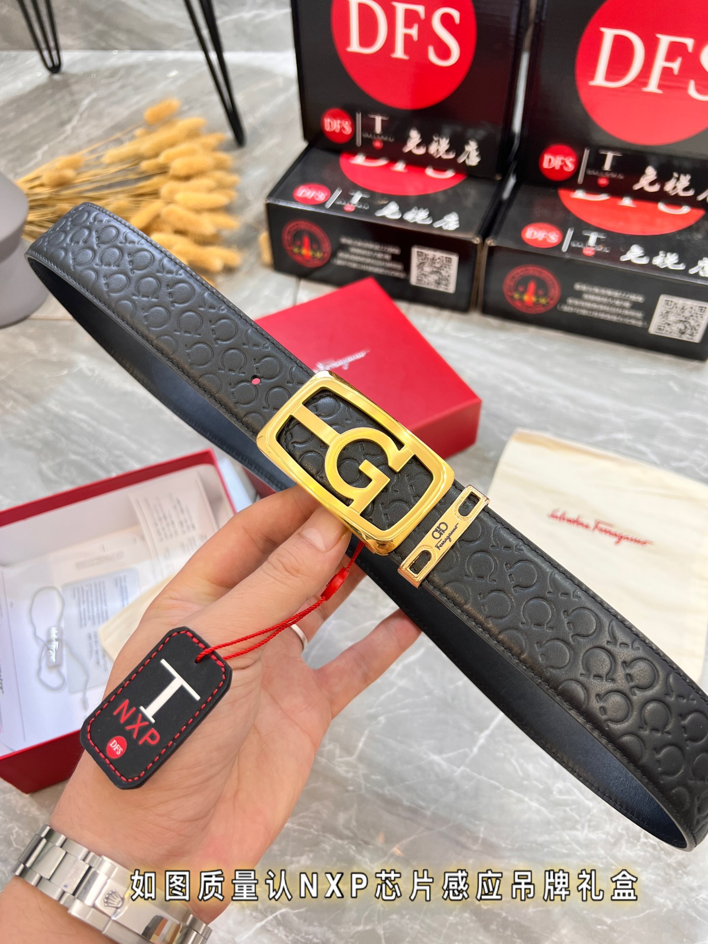 Streetwear Belt Ferragamo 320020 size:3.5cm - vstockx