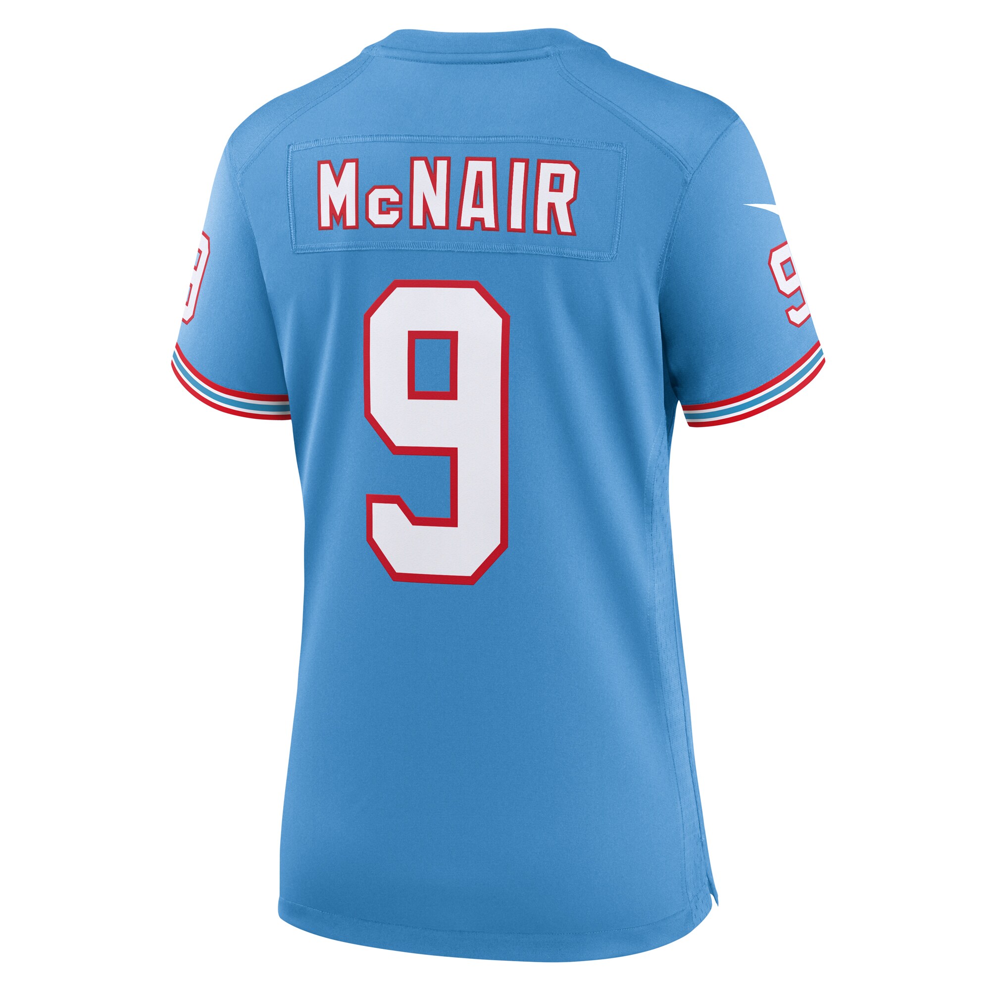 Steve McNair Tennessee Titans Nike Women's Oilers Throwback Retired Player Game Jersey - Light Blue - vstockx