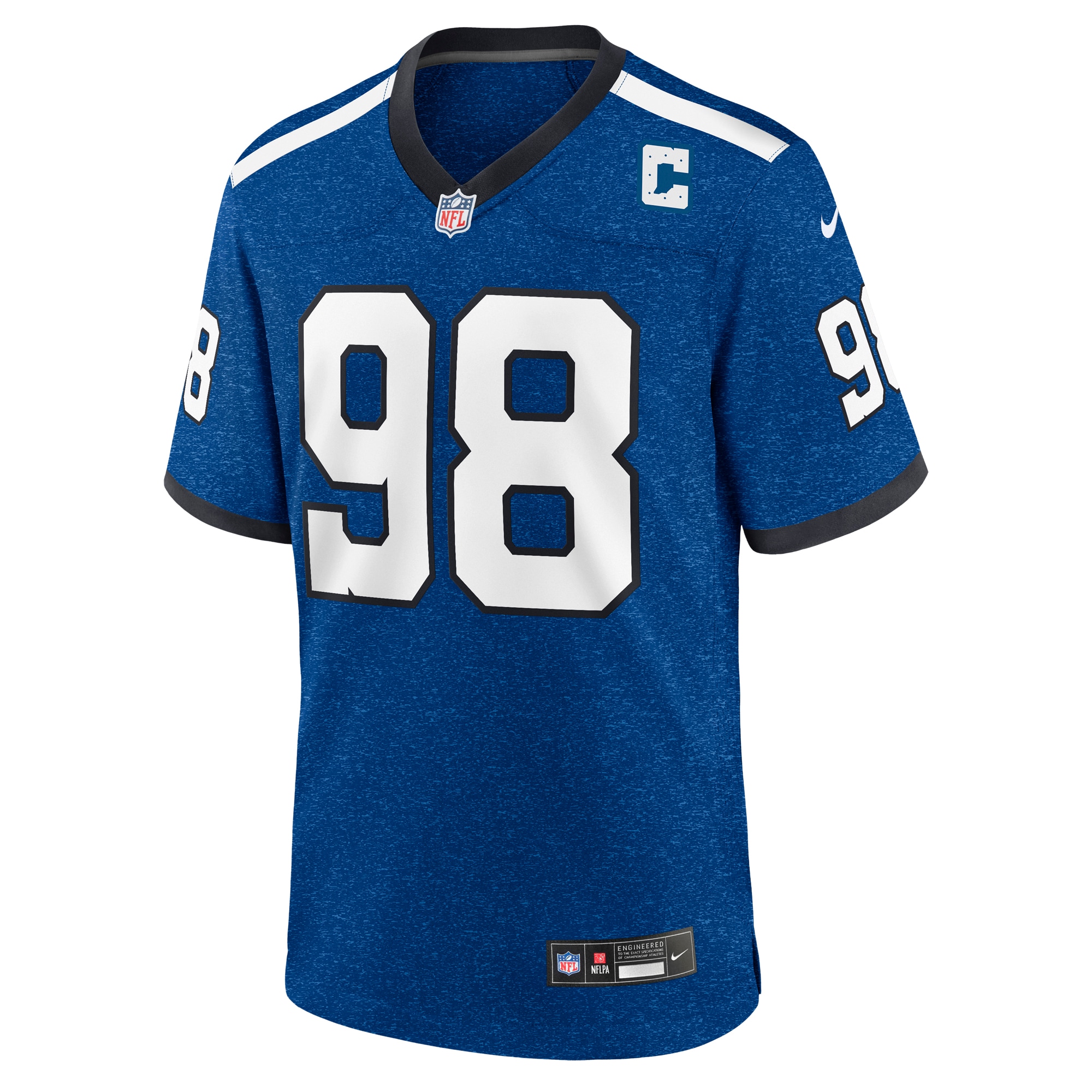 Tony Siragusa Indianapolis Colts Nike Indiana Nights Alternate Game Jersey - Royal - vstockx