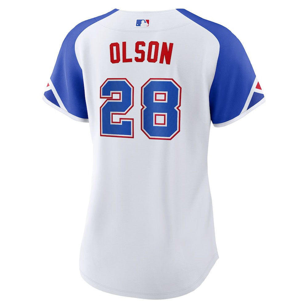 Women's Atlanta Braves Matt Olson 2023 City Connect Replica Jersey - White - vstockx
