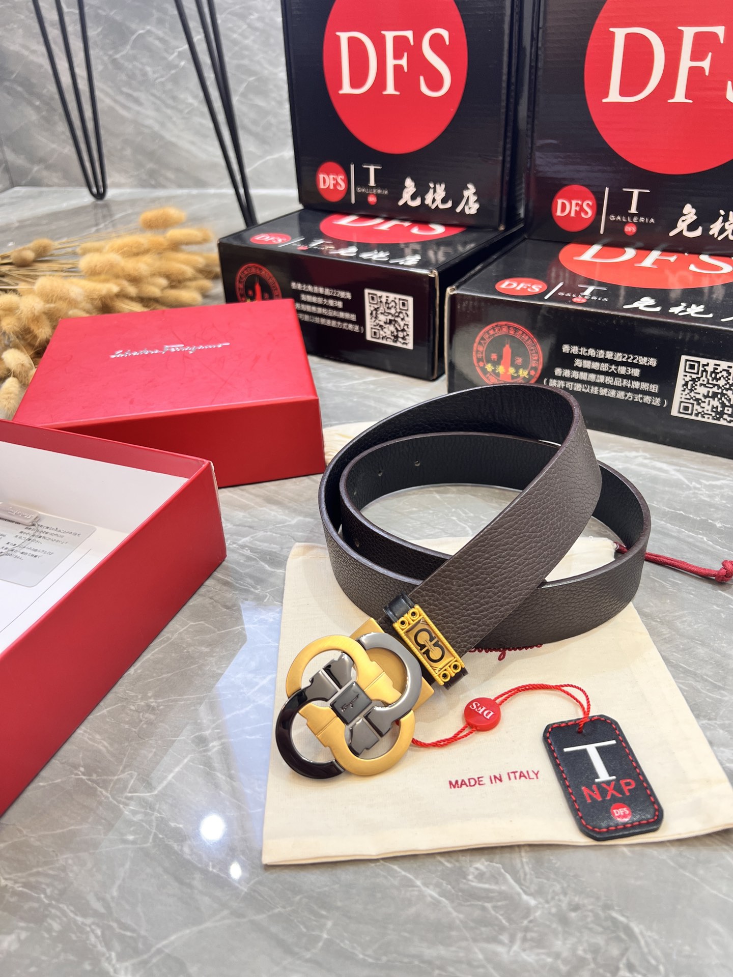 Streetwear Belt Ferragamo 319903 size:3.5cm - vstockx