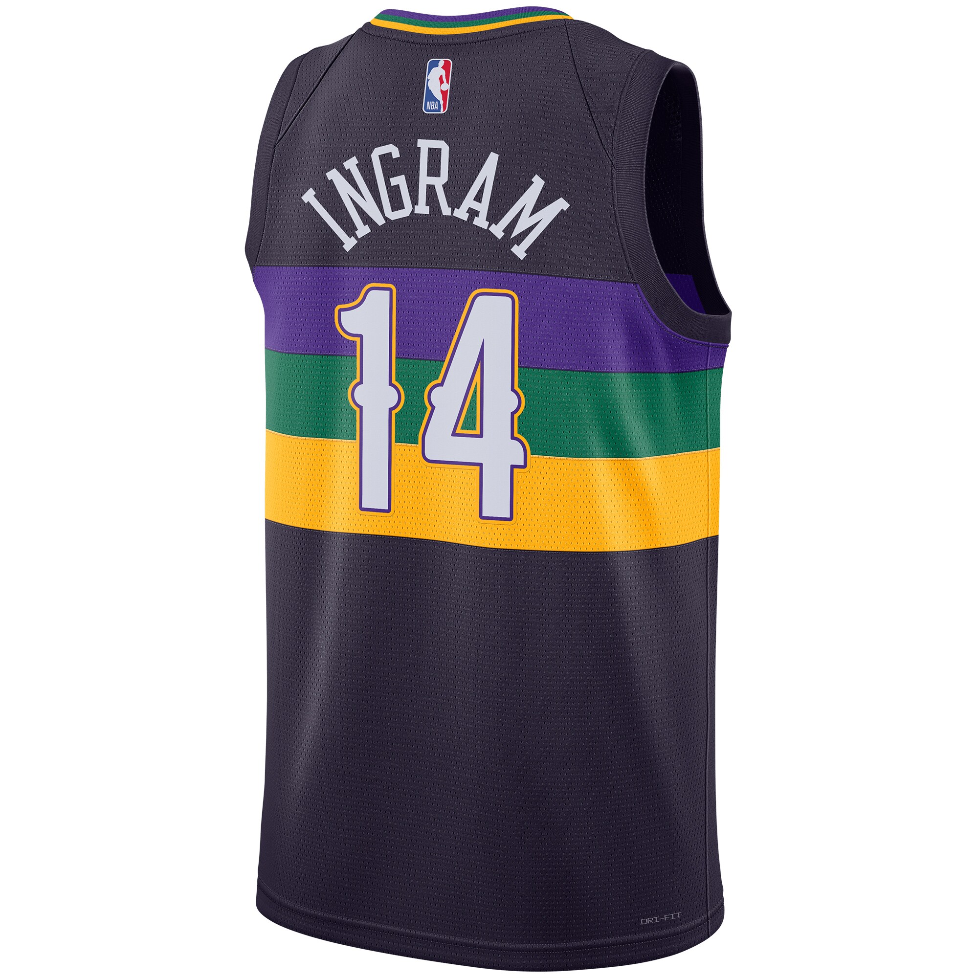 Brandon Ingram New Orleans Pelicans Nike Unisex 2022/23 Swingman Jersey - City Edition - Purple - vstockx