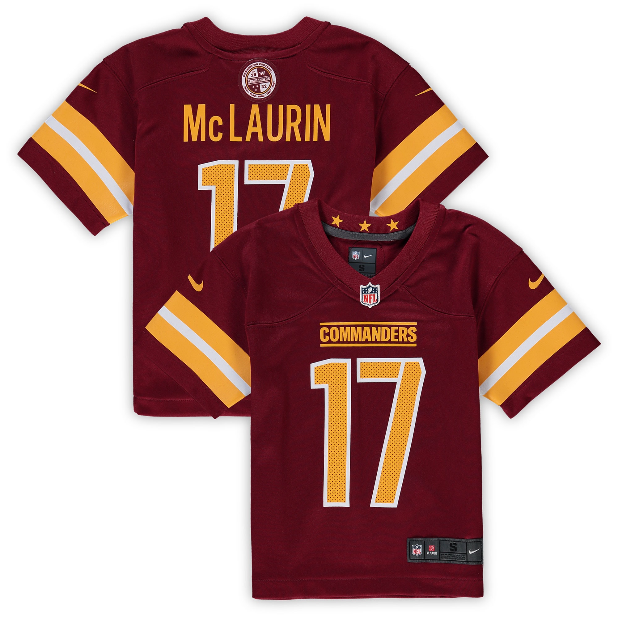 Terry McLaurin Washington Commanders Nike Preschool Game Jersey - Burgundy - vstockx
