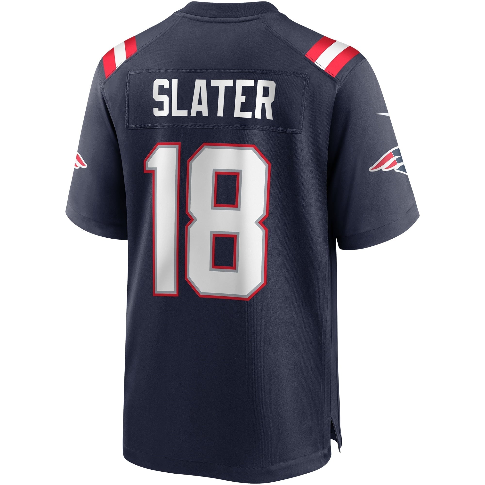 Men's Nike Matthew Slater Navy New England Patriots Game Player Jersey - vstockx