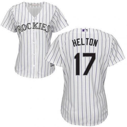 Women's Colorado Rockies Todd Helton Replica Home Jersey - White - vstockx