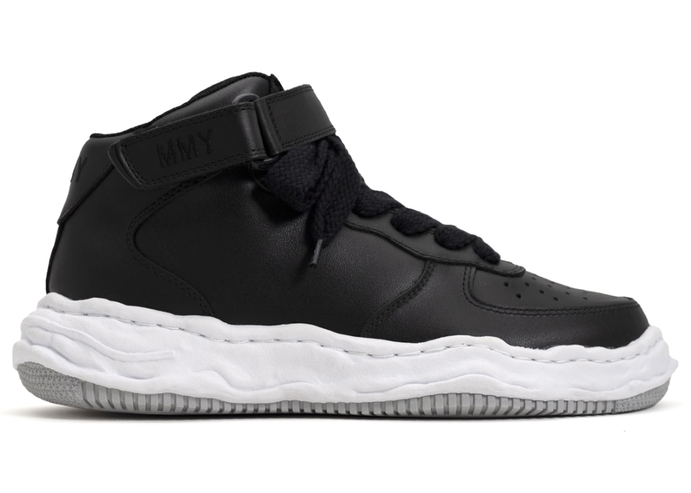 Maison Mihara Yasuhiro Wayne OG Sole High Black - vstockx