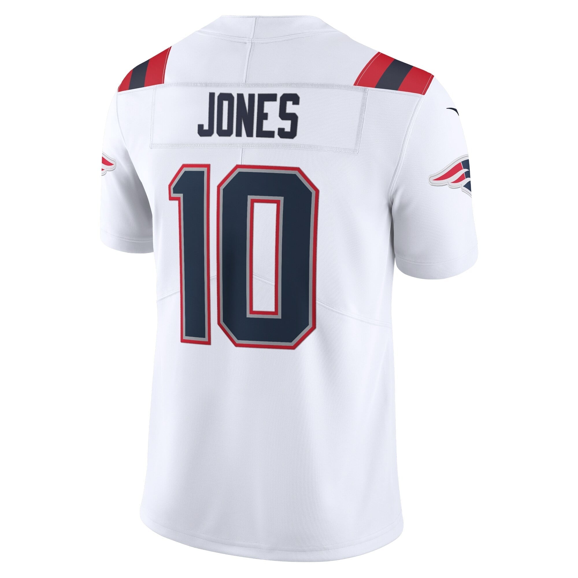Men's Nike Mac Jones White New England Patriots Vapor Limited Jersey - vstockx