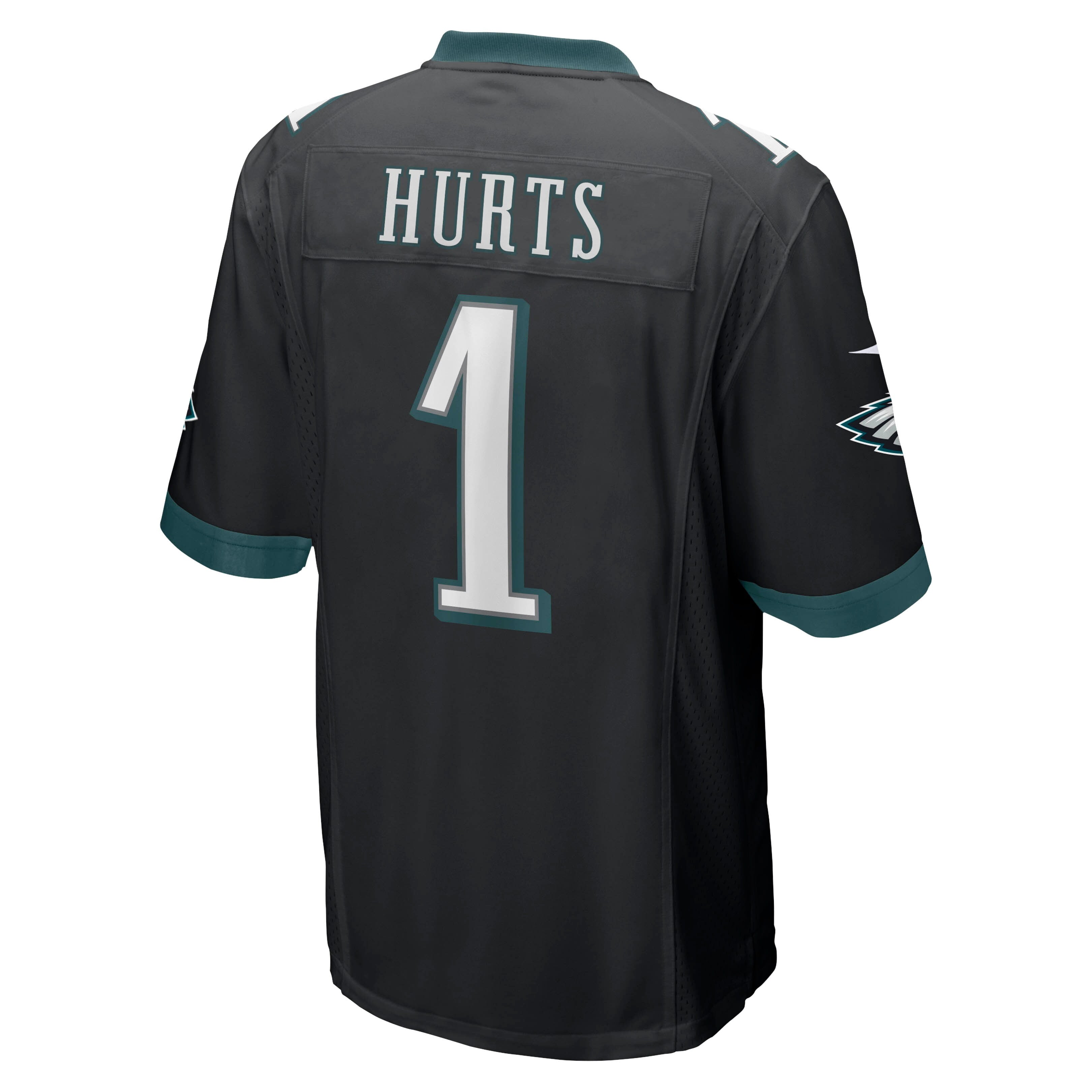 Men's Nike Jalen Hurts Black Philadelphia Eagles Game Jersey - vstockx