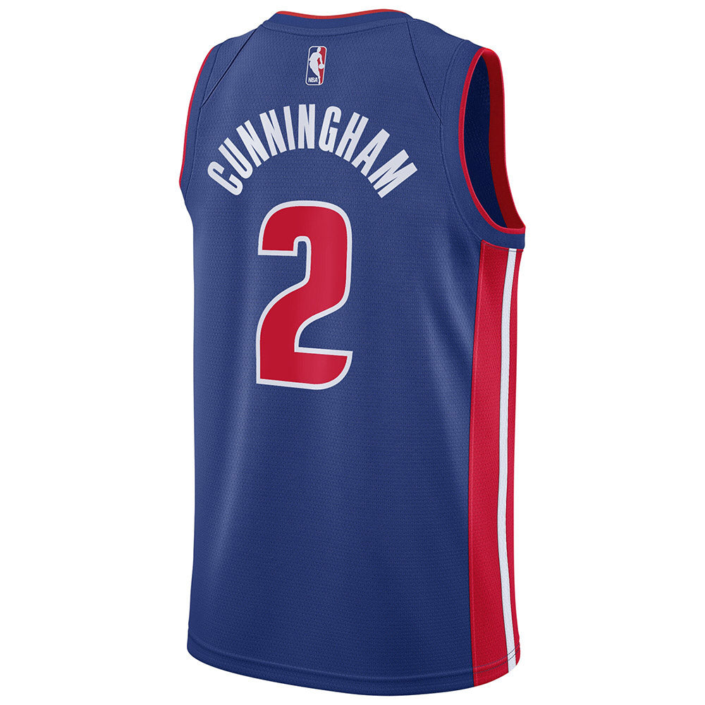 Youth Detroit Pistons Cade Cunningham Icon Edition Jersey - Blue - vstockx