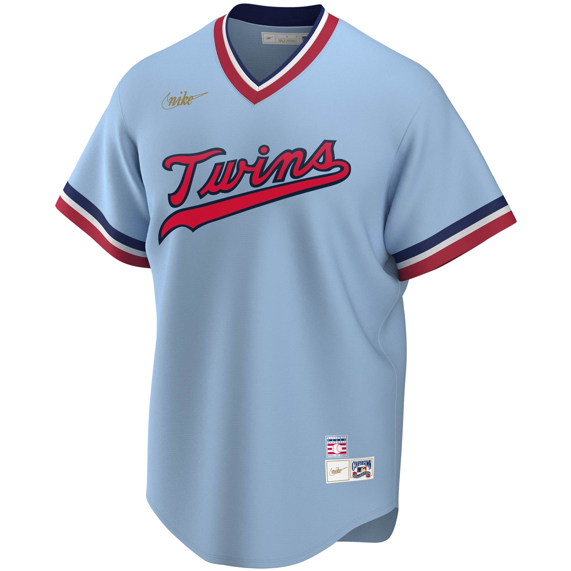 Rod Carew Minnesota Twins Nike Road Cooperstown Collection Player Jersey - Light Blue - vstockx