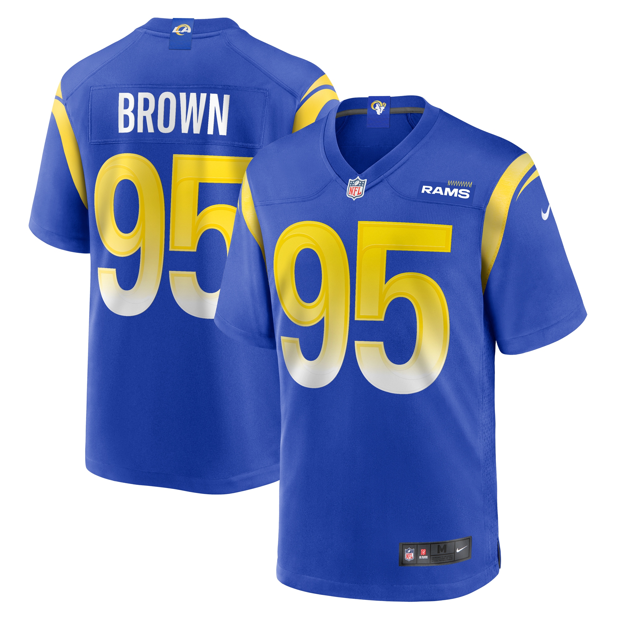 Bobby Brown III Los Angeles Rams Nike Team Game Jersey - Royal - vstockx