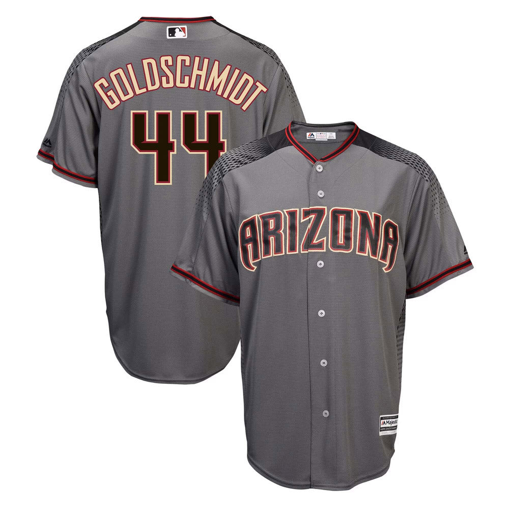 Youth Arizona Diamondbacks Paul Goldschmidt Replica Road Jersey - Gray - vstockx