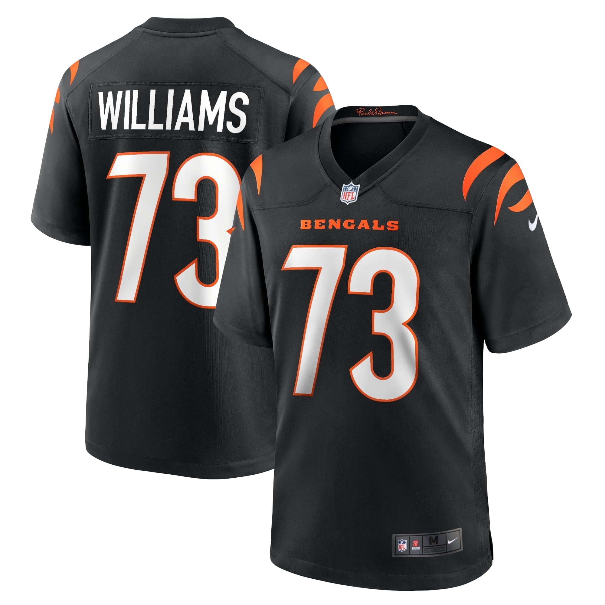 Men's Nike Jonah Williams Black Cincinnati Bengals Game Jersey - vstockx