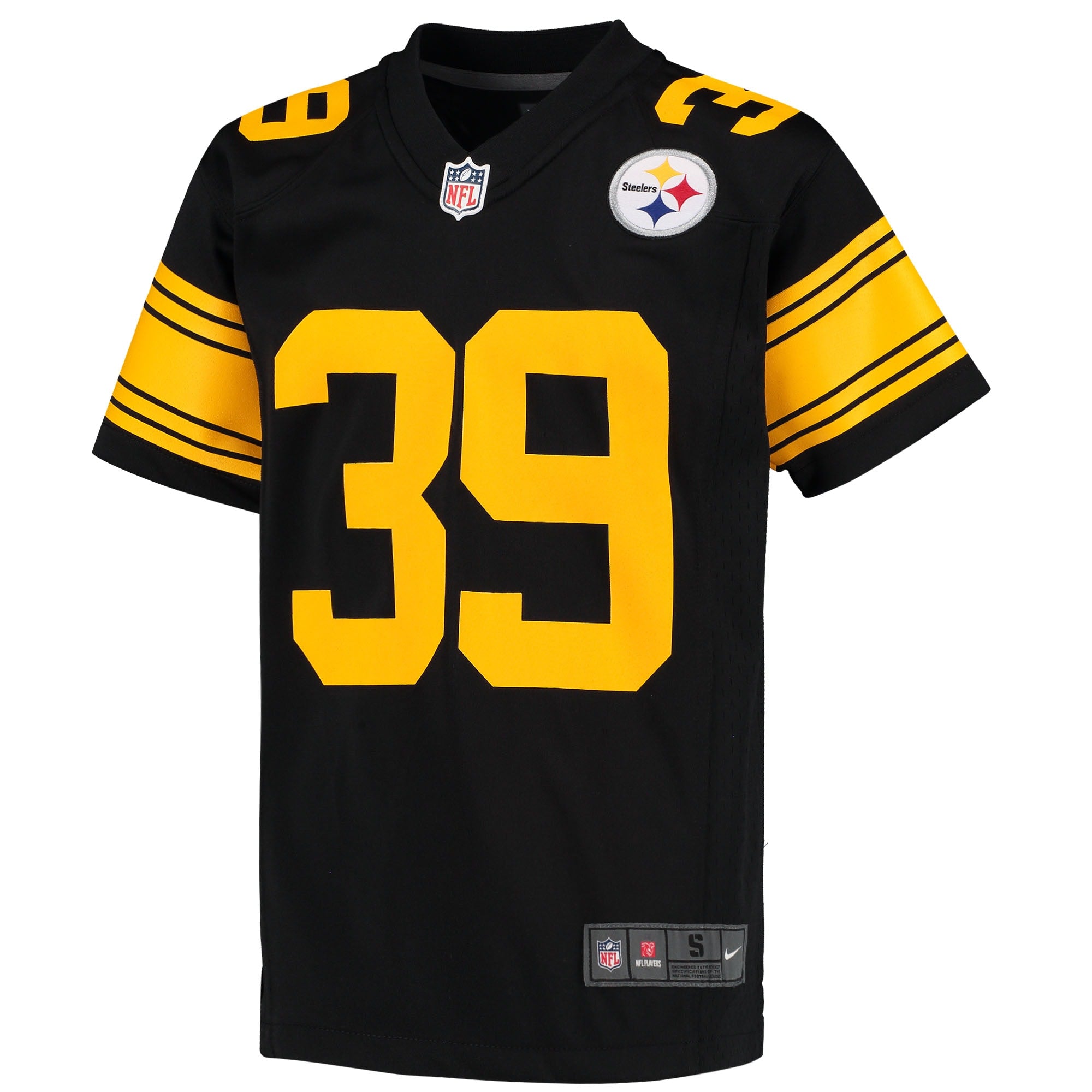 Youth Nike Minkah Fitzpatrick Black Pittsburgh Steelers Game Jersey - vstockx