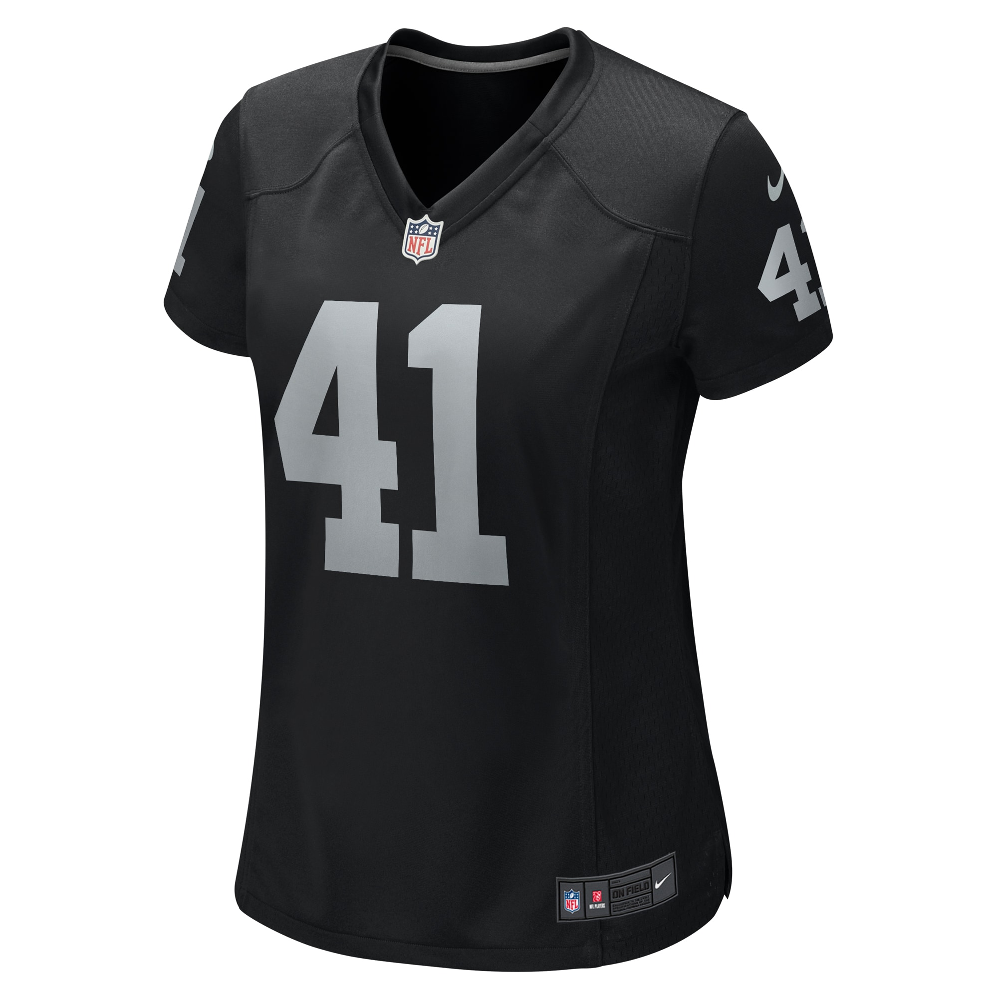 Robert Spillane Las Vegas Raiders Nike Women's Game Player Jersey - Black - vstockx
