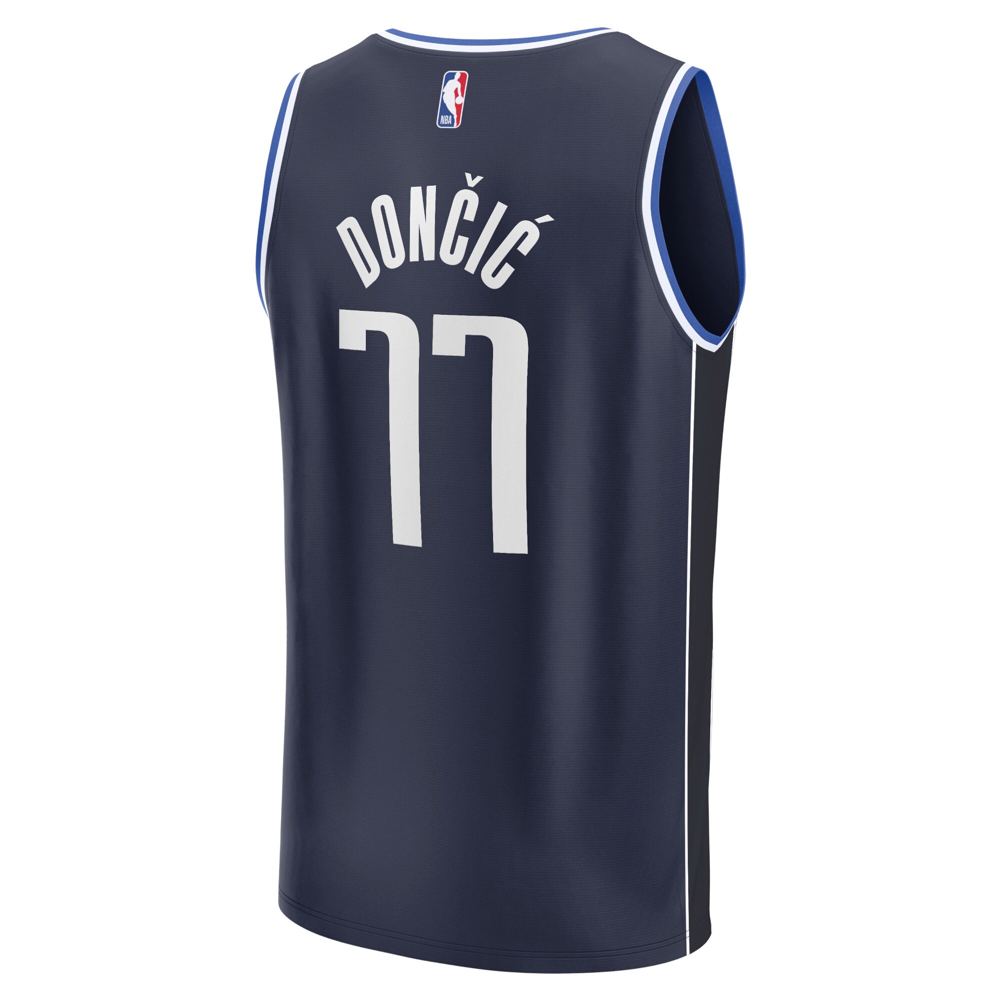 Luka Doncic Dallas Mavericks Fanatics Branded Youth Fast Break Player Jersey - Statement Edition - Navy - vstockx