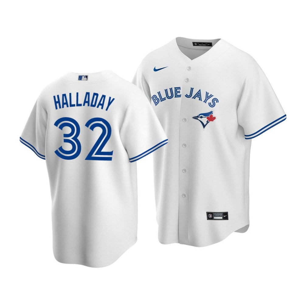 Men's Toronto Blue Jays Roy Halladay Replica Home Jersey - White - vstockx
