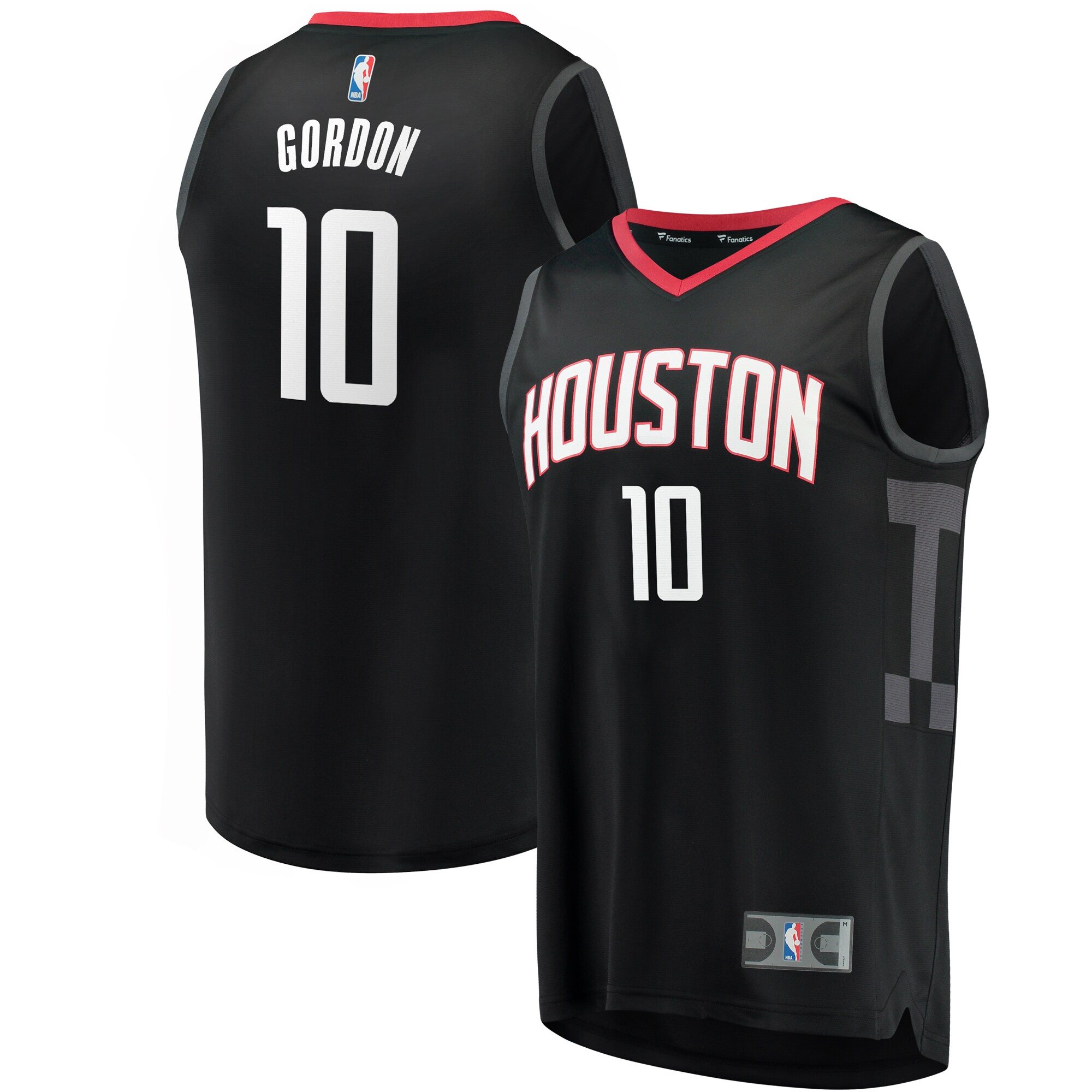 Eric Gordon Houston Rockets Fanatics Branded Youth Fast Break Replica Jersey Black - Statement Edition - vstockx