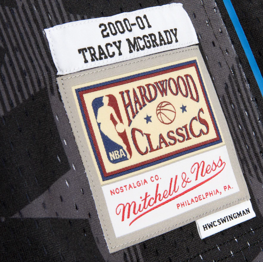 Men's Tracy McGrady Orlando Magic Mitchell & Ness 2000-01 Hardwood Classics Reload 2.0 Swingman Jersey - Black - vstockx