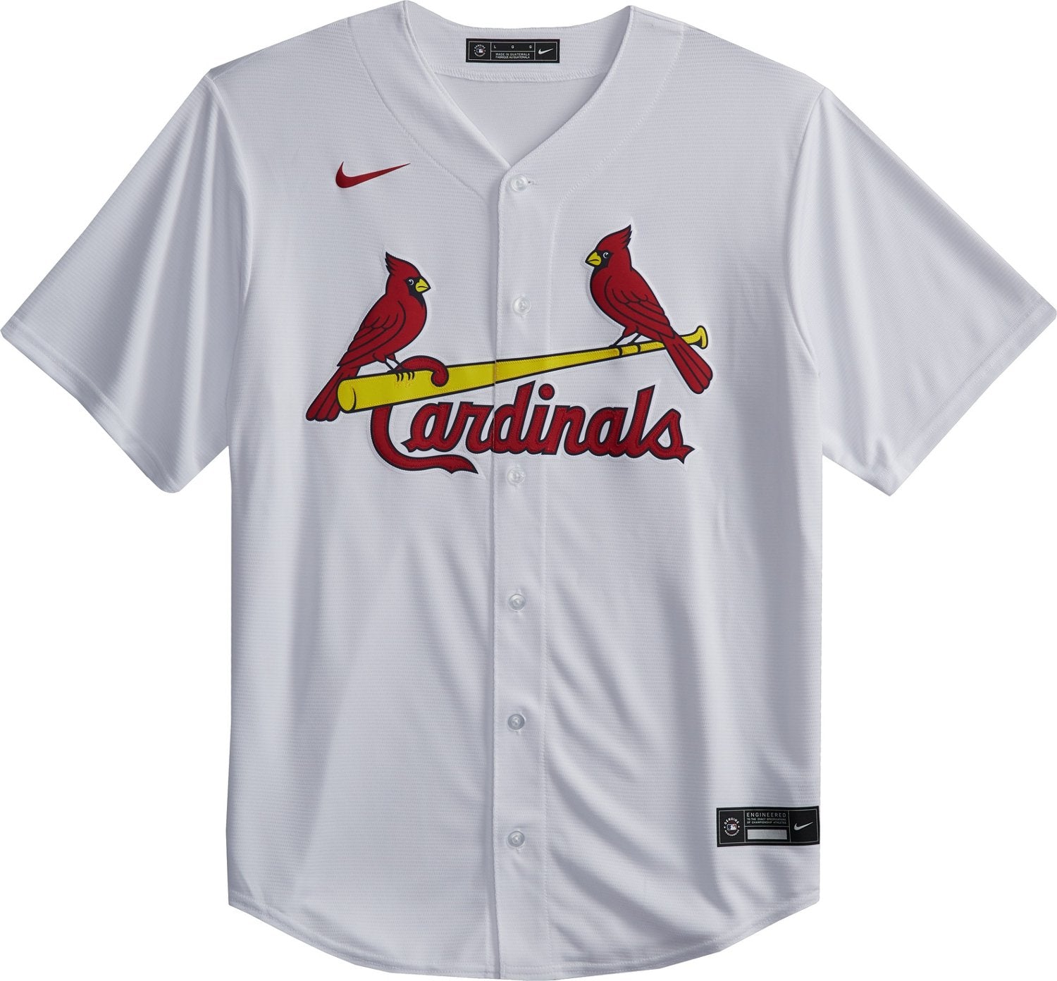 Nike Men's St. Louis Cardinals Blank Official Replica Home Jersey - vstockx